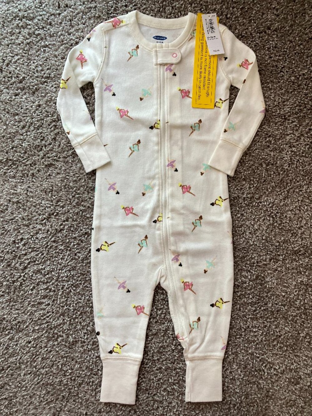 Old Navy Ballerina Footie Pjs Size 18mo